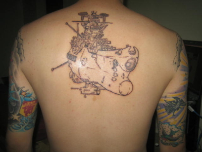 tatuaje full metal alchemist. Space Battleship Yamato Tattoo